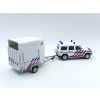 Mercedes-Benz G-class + przyczepa na konie Netherlands Police - skala 1:43 - Cararama